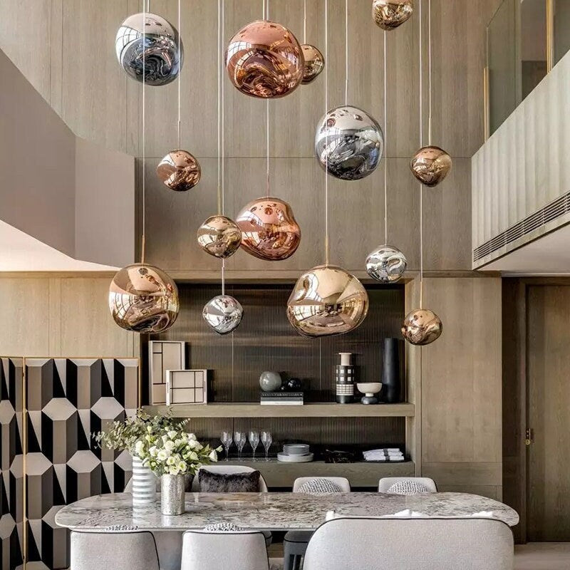 Pendant Light Lava Glass Lighting